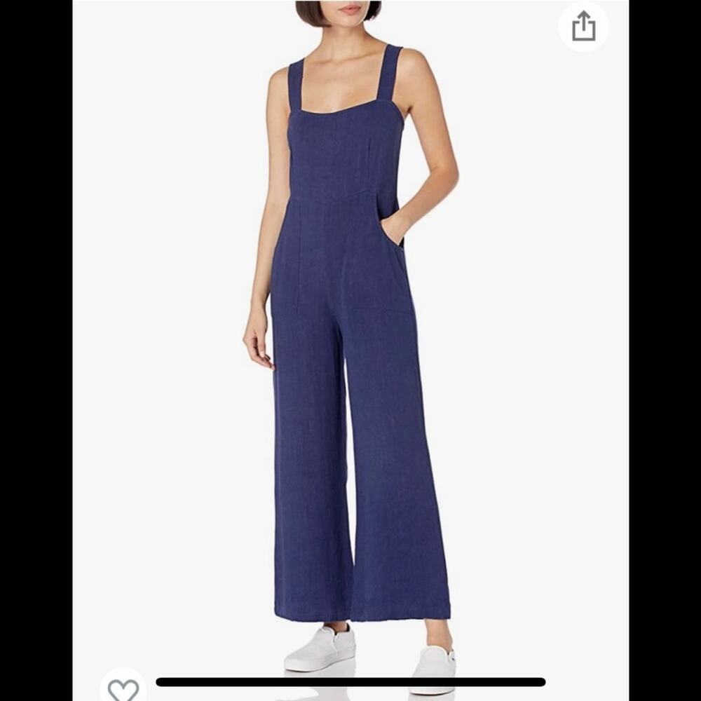 Rachel Pally Blue Linen Alda Jumpsuit Size small - Picture 3 of 11